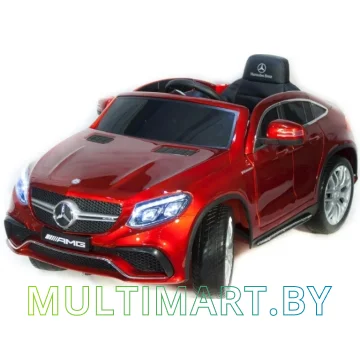 Электромобиль Toyland Mercedes Benz GLE COUPE 63 (бордовый/краска) картинка 1